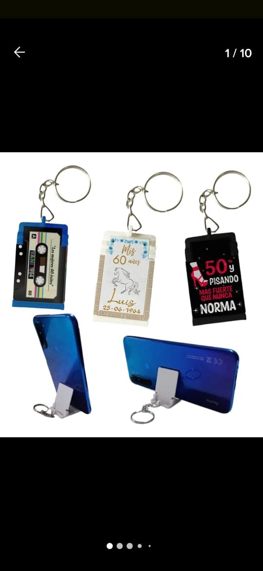 Llaveros y detalles en 3D